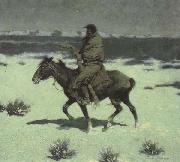 Frederic Remington The Luckless Hunter (mk43) Sweden oil painting artist